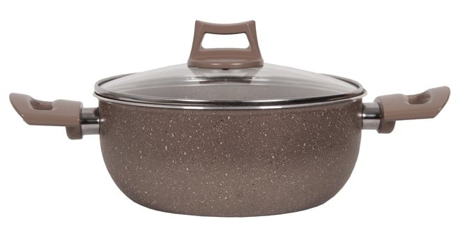 Тенджера Horecano Home Gold Granite ф24x11.8см