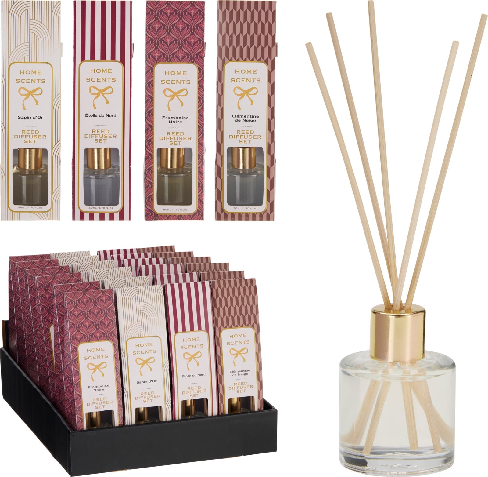 Ароматизатор с пръчици Home Scents 50мл микс