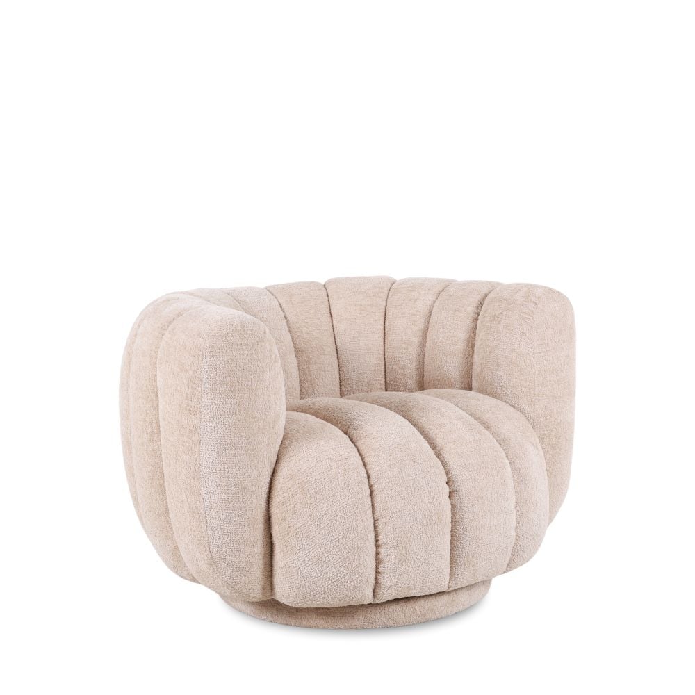 Въртящо кресло Luna LC-4092L NS640-10003 Glam Cream