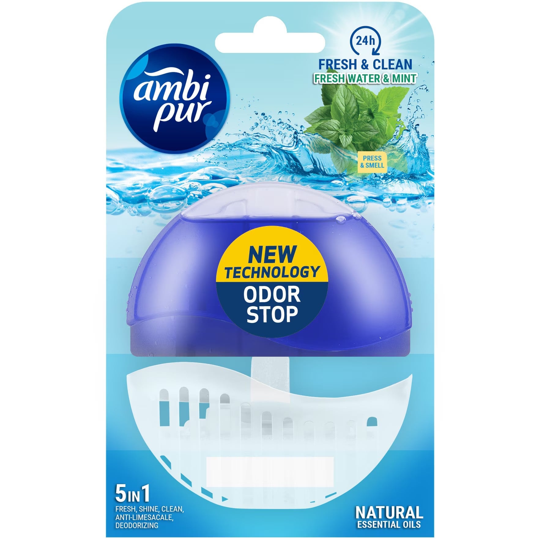 Тоалетно блокче 5в1 Ambi Pur Fresh&Mint