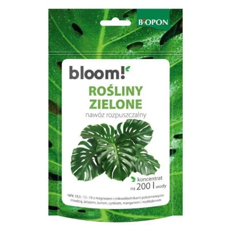 Тор на кристали за зелени растения Biopon 200 г