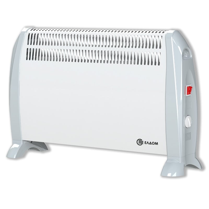 Стоящ конвектор без вентилатор Eldom CF2000 Бял 800/1200/2000 W