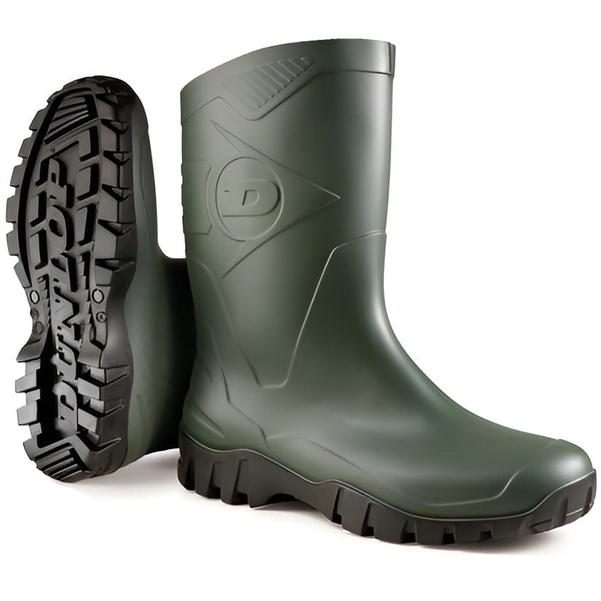 Гумени ботуши ниски Dunlop Dee зелени №44