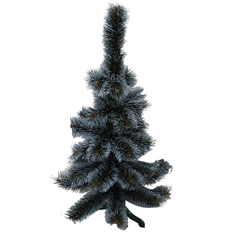 Жилкова елха с бял връх 80см