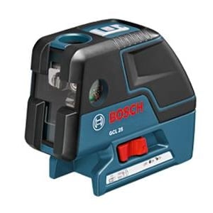 Комбиниран точков и линеен лазерGCL 25 C 4 точки, линеен кръст отпред, стойка за стена BM 1, куфар L-Boxx