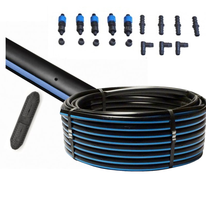 Комплект за напояване с капков маркуч и фитинг Blue Neptune d16 50м 25см