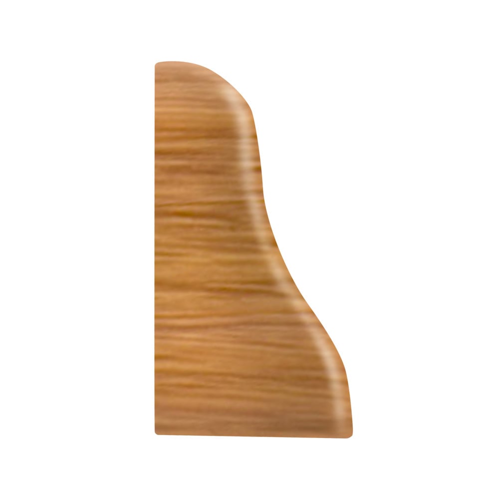 Лява тапа за PVC перваз Salag SG48/A0 Горска Вишна