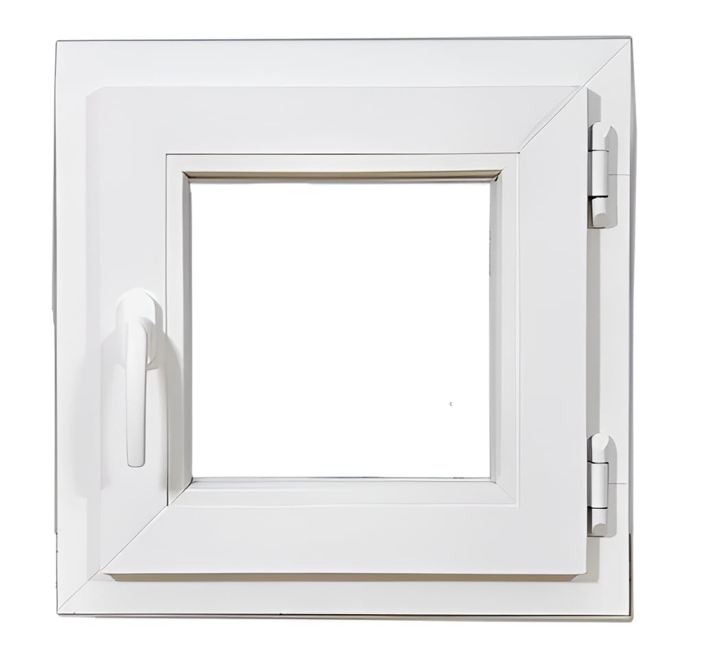 Петкамерен PVC прозорец WP 60х60см бял