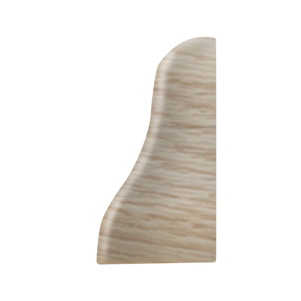 Дясна тапа за PVC перваз Salag SG48/A3 Бял Дъб