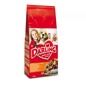 Суха храна за куче DARLING с пиле и зеленчуци 15 кг.