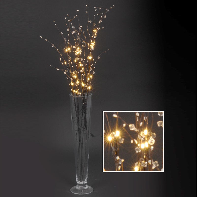 Светещи клонки AXZ000160 LED топла светлина 90см