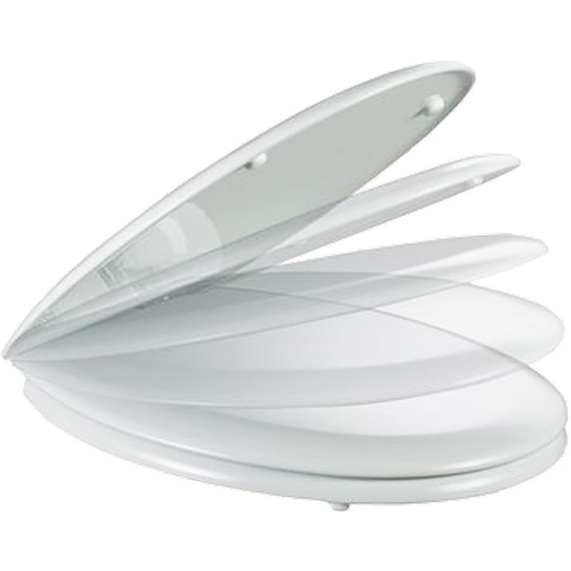 Тоалетна седалка със забавено затваряне 45.5х37.3см