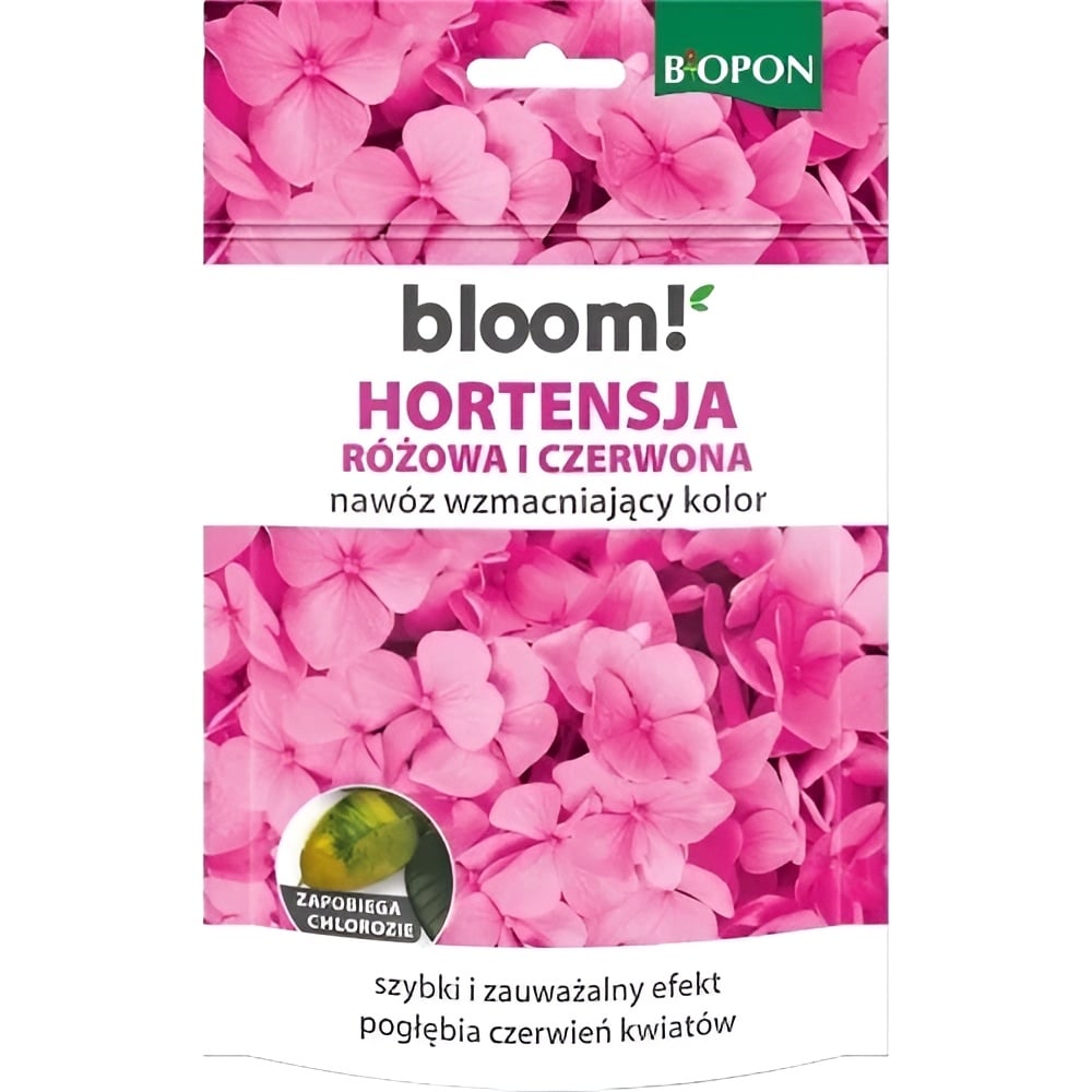 Тор за подсилване на цвета на червени хортензии Biopon 200 г