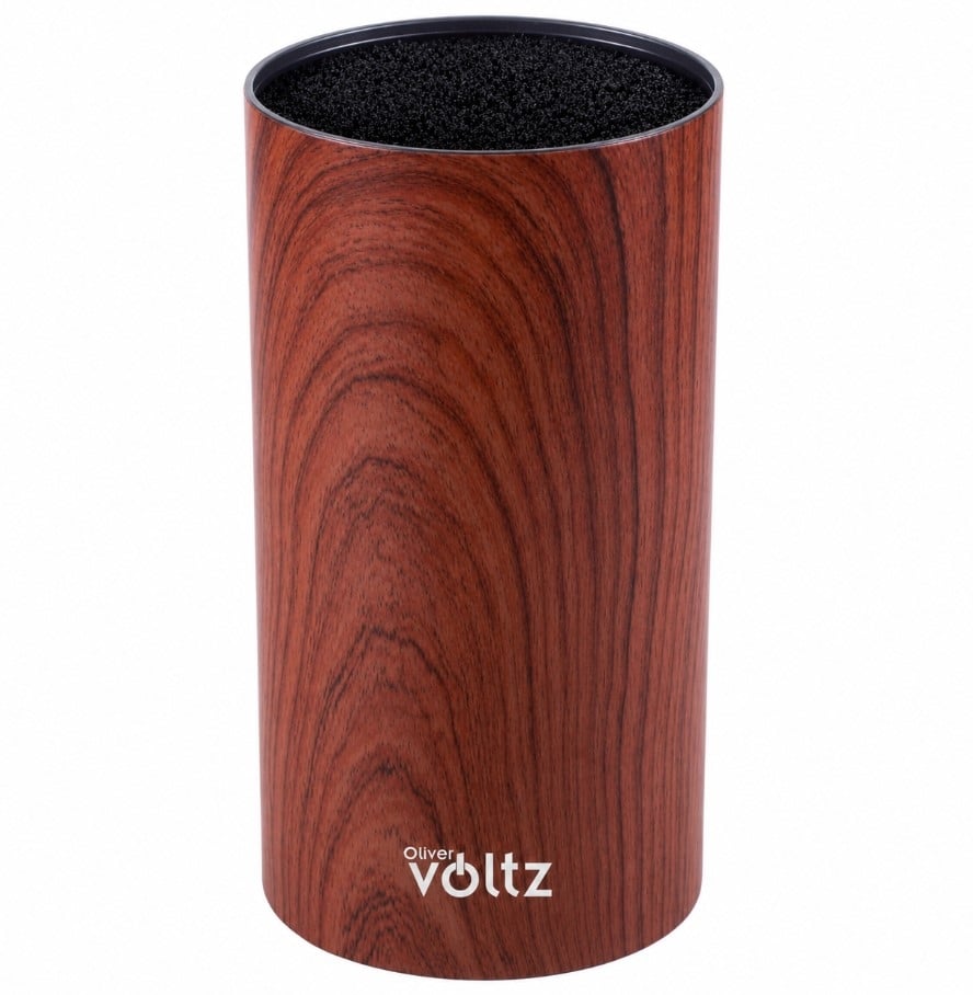 Поставка за ножове Voltz ø11x22см дървесен цвят
