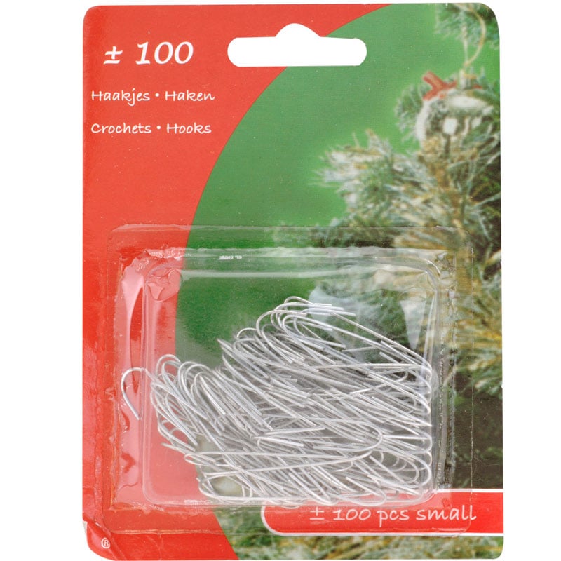 Куки за закачване на коледни играчки 100 броя
