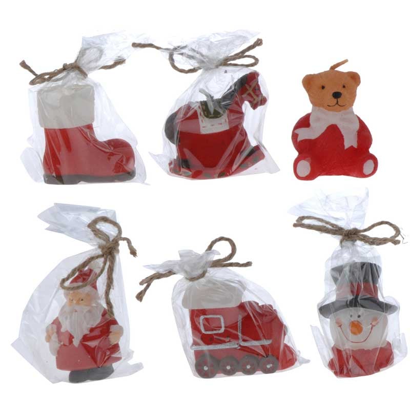 Коледна фигура свещ 5см