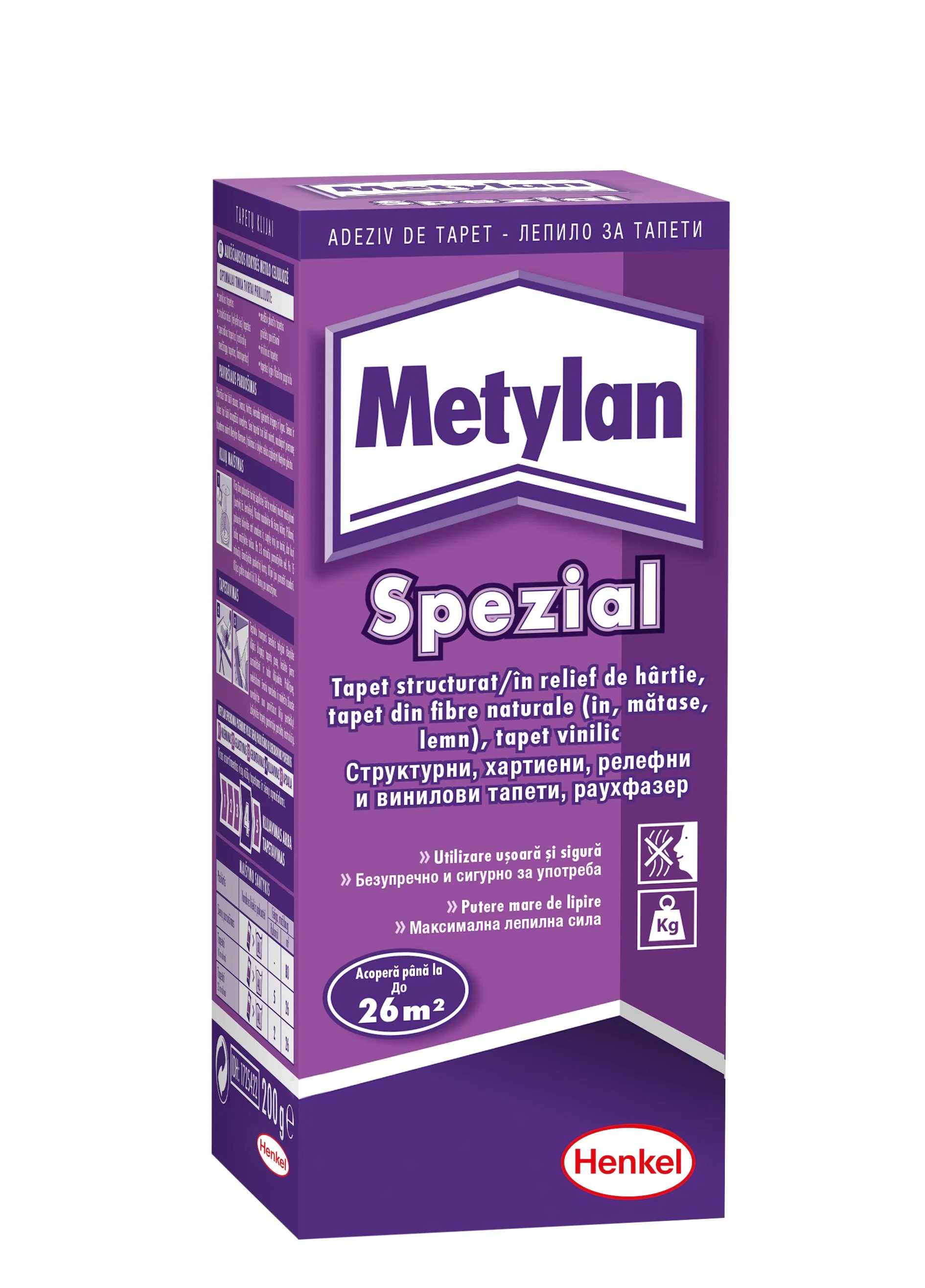 Metylan Spezial wallpaper adhesive for specialty wallpapers, 200 g