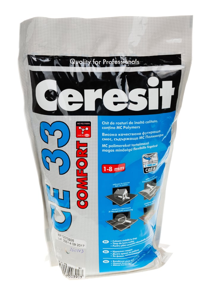 Ceresit CE 33 grout, grey, 2 kg