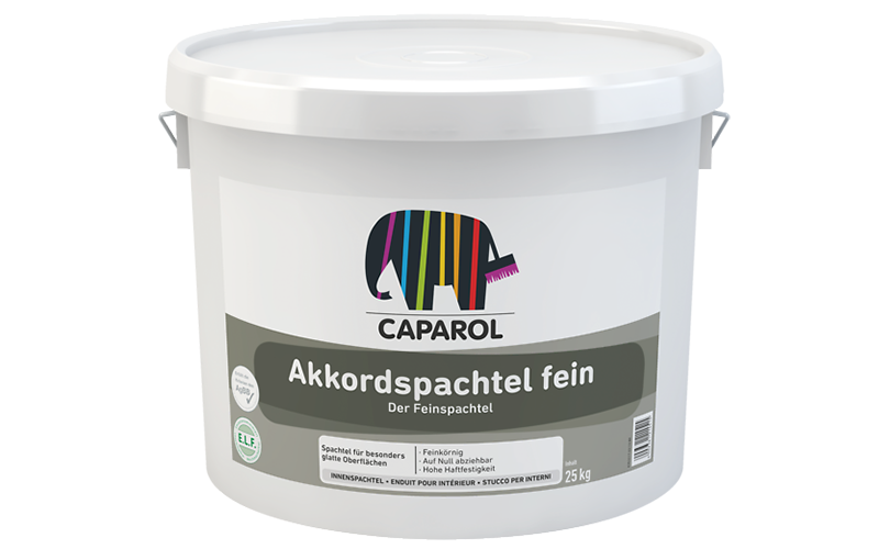 Caparol Akkordspachtel Fein fine filler, 25 kg