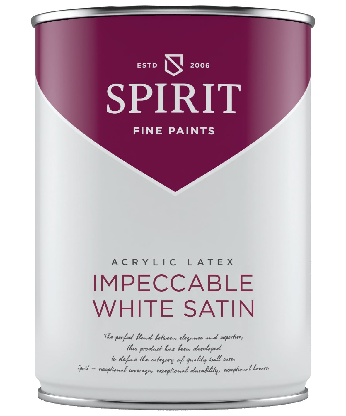 Spirit Impeccable White Satin interior paint, white, 1 l