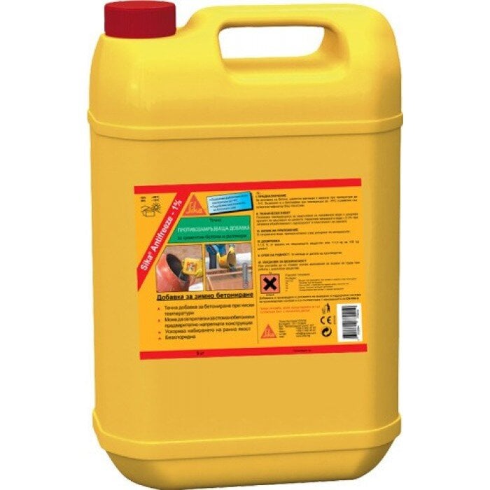 Добавка против замръзване за бетон Sika Antifreeze, 5 кг
