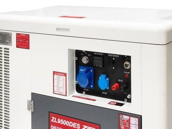 Дизелов монофазен генератор Ziel KM9500DES 7kW / 7.5kW - PRAKTIS