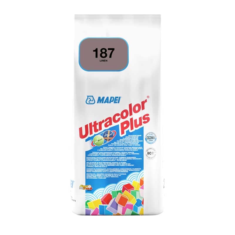 Фугираща смес за басейни Mapei Ultracolor Plus 187, лен, 2 кг