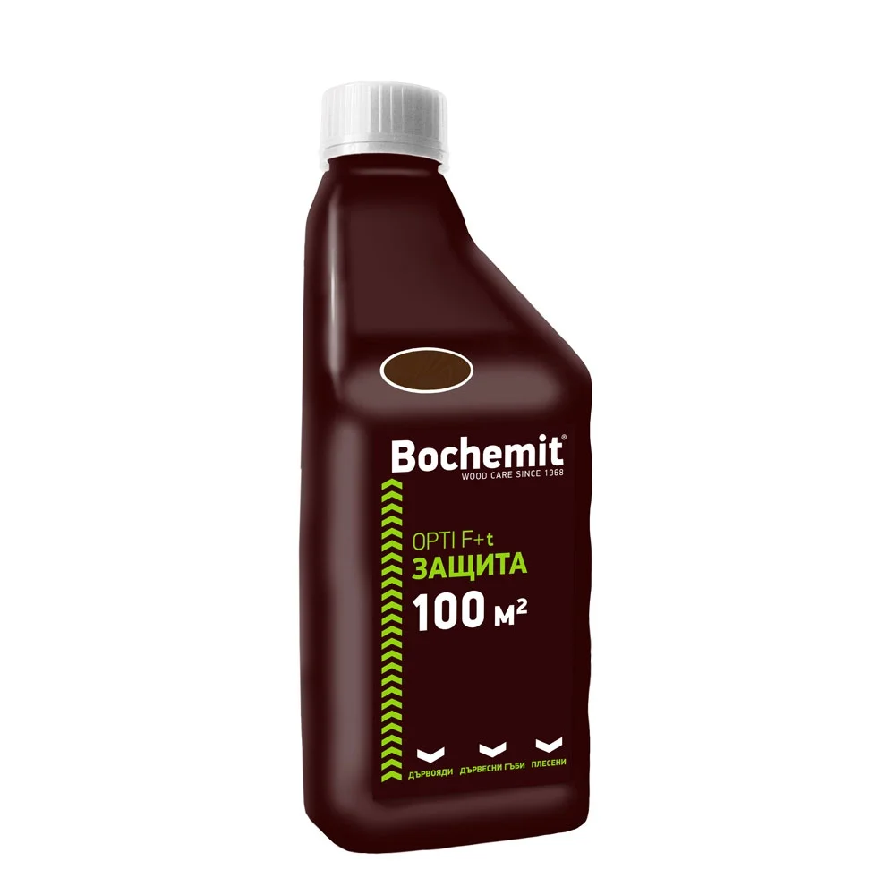 Концентрат для захисту деревини Bochemit OPTI F+t, коричневий, 1 кг